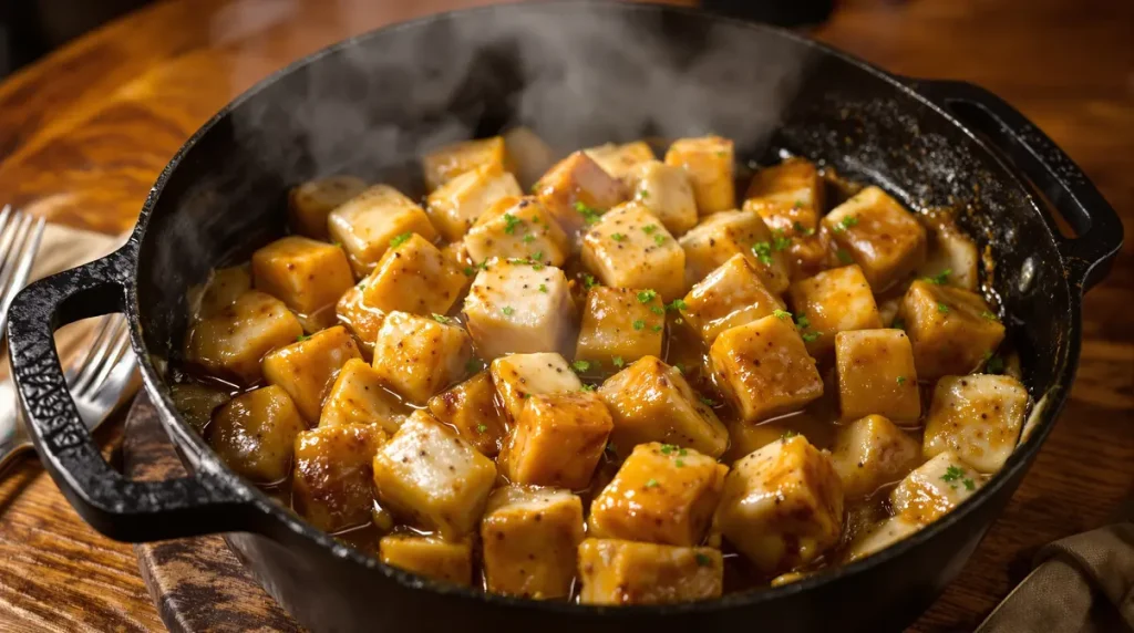 Un voyage de douceur et de fondant : le porc au caramel délicieusement tendre mijoté à la noix de coco pour le Nouvel An chinois