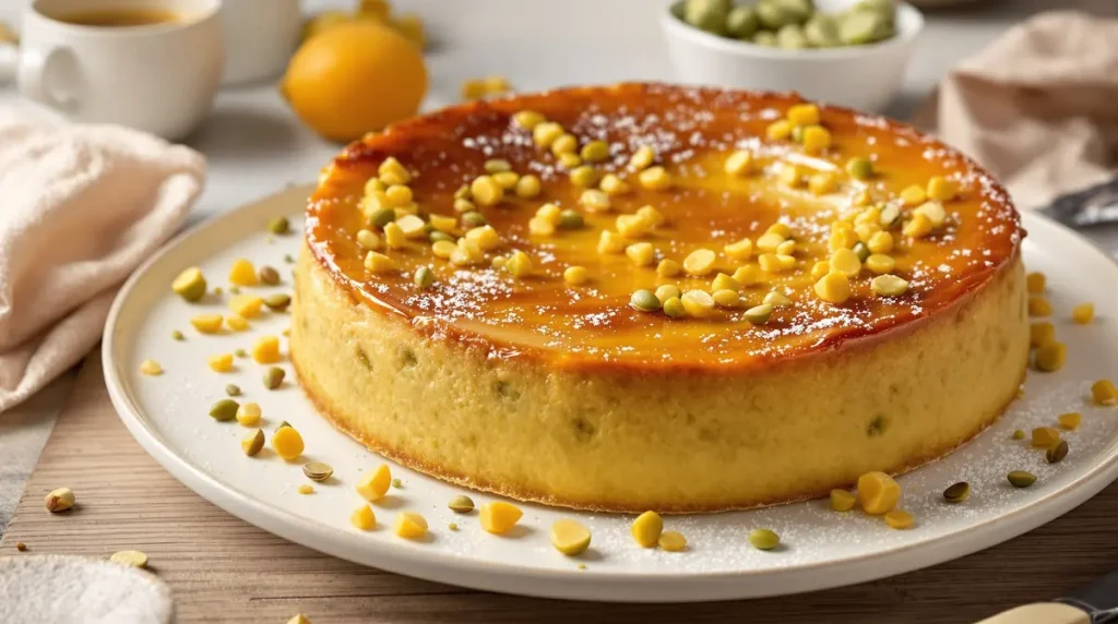 Flan pâtissier à la pistache : encore plus fondant qu’un flan classique pour un dessert ultra gourmand