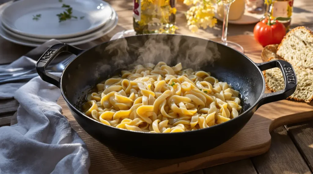 La recette d’Anne Etorre : pâtes crémeuses aux artichauts, anchois et pecorino